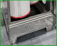 Collecteur de poussière de 0,75 à 15 kW pour bunker d'alimentation en poudre et farine, extracteur de fumée, aspirateur industriel