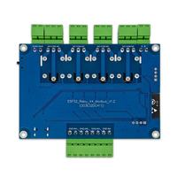 ESP32 Modbus RTU Modul Relai Empat Saluran Papan Pengembangan RS485 Input 7-24VDC Konektor Tipe C Optocoupler
