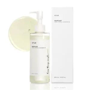 ANUA Heartleaf Pore Control Cleansing Oil Korean Facial Cleanser, Daily Makeup Blackheads Removal Facial Cleanser