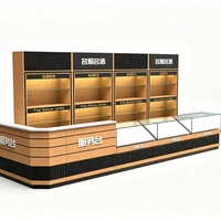 Comptoir de caisse personnalisé pour supermarché, meuble de caisse en bois, table de caisse sur mesure