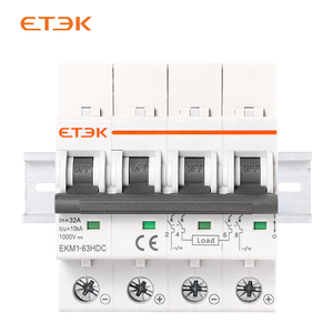 ETEK-Interruptor de CC de alta calidad, 10KA, 4P, 1000VDC, <span class=keywords><strong>32A</strong></span>, PV Solar, MCB para protección de sobrecarga y cortocircuito - Product Image 3