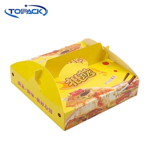 Wholesale Custom Hexagonal Corrugated Pizza <strong>Box</strong> Takeaway Fast Food Container for <strong>Steak</strong> and Pork Chop - Product Image 4
