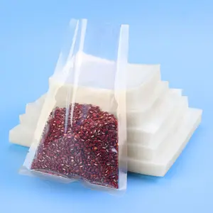 Saco de armazenamento de alimentos personalizado saco plástico transparente selado a vácuo