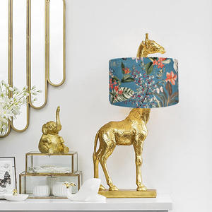 Lampe <span class=keywords><strong>girafe</strong></span> dorée Antique <span class=keywords><strong>en</strong></span> résine, impression personnalisée, produit de luxe, thème Animal, table de chevet, luminaire décoratif d'intérieur, existe <span class=keywords><strong>en</strong></span> plusieurs couleurs - Product Image 4