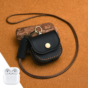 Funda Protectora para Airpods Pro, Funda Protectora para Airpods 2 3 4, Funda Completa de Cuero Genuino para Auriculares Bluetooth Apple - Product Image 5