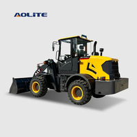 Chargeuse sur pneus télescopique diesel chinoise AOLITE 620C 2 tonnes, articulée, petite, tout-terrain, compacte, pelle frontale, CE