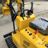 Petite excavatrice mini excavatrice sur chenilles Briggs & Stratton/moteur YANMAR/KUBOTA