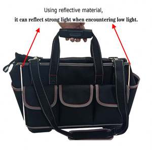 Bolsa de Herramientas para Electricista Personalizada OEM, Impermeable y Resistente al Aceite, de Oxford 1800D, Resistente - Product Image 4