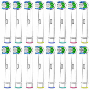 Têtes de rechange pour brosses à dents électriques en gros – Recharges de brosses à dents à poils souples pour l'hygiène bucco-dentaire – Accessoires de nettoyage dentaire - Product Image 1