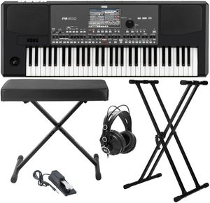 คีย์บอร์ด <span class=keywords><strong>Korg</strong></span> PA600 รุ่นดั้งเดิม 61 คีย์ สำหรับมืออาชีพ พร้อมชุดอุปกรณ์เสริม |   ประกอบด้วยม้านั่ง แป้นเหยียบซัสเทน และอุปกรณ์เสริม - Product Image 3