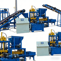 Machine automatique QT4-15 pour la fabrication de blocs de ciment et de béton, de briques creuses, de pavés et de bordures, pour l'exportation