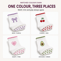 Chaussettes de sport d'intérieur antidérapantes personnalisées avec logo, chaussettes de Pilates à grip, 4 couleurs, points de grip en silicone, chaussettes mi-mollet OEM ODM