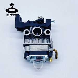 47.9 49CC อลูมิเนียมอัลลอยด์สีเงินสีขาวคาร์บูเรเตอร์อัสซี่สำหรับ 1.2 1.47KW 142F <span class=keywords><strong>GX50</strong></span> 4 จังหวะเครื่องตัดหญ้าเบนซินอะไหล่ - Product Image 1