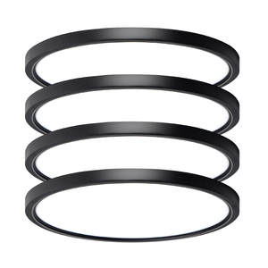 Lámpara de Techo LED Empotrada de 12''/15.8'' en Stock en EE. UU./Canadá Lámpara Redonda Moderna Regulable de 120V con Certificación ETL y Envío Gratuito para Dormitorio - Product Image 1