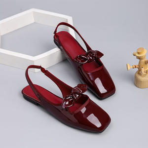 Xuanhui moda con fiocco quadrato traspirante con fondo morbido mocassino da ufficio scarpe da ginnastica scarpe basse Casual da <span class=keywords><strong>donna</strong></span> - Product Image 4