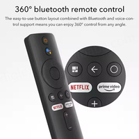 Clés TV Mi 4k originales, clé TV certifiée Android 11, BT 5.0, Wifi 2.4g 5g, 2 Go 8 Go, Android Smart 4k TV Box