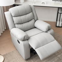 Canapé-lit moderne en cuir, inclinable et relevable, pour salon, chambre, bureau à domicile, hôtel - Canapé multifonctionnel et relaxant