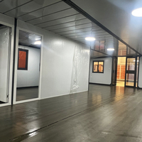 Casa Contenedor Expandible de Acero, Doble Ala, Resistente a Huracanes, Garantía de 5 Años, Apartamento Tipo Granny Flat de 40 Pies, 5 Dormitorios, Diseño Moderno