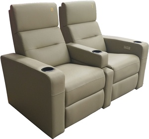 Meubles de cinéma en cuir de luxe modernes, fauteuil VIP de cinéma personnalisé, fauteuil inclinable électrique - Product Image 1