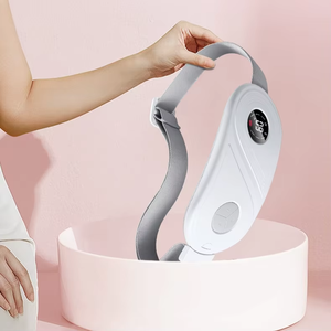 Nuevo abdomen <span class=keywords><strong>el</strong></span>éctrico cintura masaje calefacción cálido cinturón calentado período alivio del dolor <span class=keywords><strong>calambres</strong></span> menstruales calefacción portátil - Product Image 1