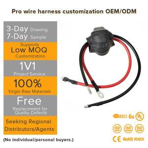 Kabel Harness Sinyal Daya Tembaga Industri PVC/PET Adaptor 3 Inti 2.5mm Kabel PBT untuk Sistem Kontrol Koneksi Listrik - Product Image 3