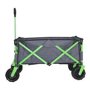 गर्म बिक्री आउटडोर उद्यान शिविर फोल्डेबल वैगन कार्ट तह बीच ट्रॉली चौड़ी गाड़ी - Product Image 5
