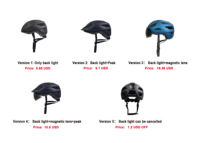 Vente directe de casque de cyclisme sur route pour banlieue urbaine casque de vélo de ville avec lunettes magnétiques détachables protection de sécurité légère