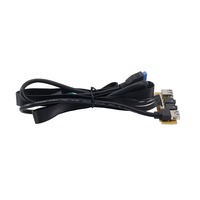Carcasa de PVC/Plástico Resistente para PC, USB 3.0, Audio HD, PCB Tipo C 2.0, Panel Frontal de Computadora, Cable de Datos USB, Certificado CE