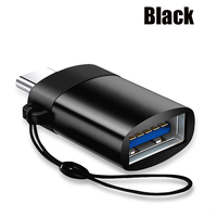 Adaptador Portátil Mini OTG Tipo C 3.1 Macho a USB 3.0 Hembra 5Gbps Plug and Play, Carcasa de Aleación de Zinc, Nuevo, para Laptop
