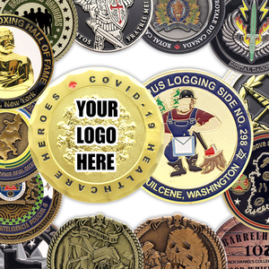 Druckguss Benutzer definierte Gravierte Messing münzen Metall Günstige Aluminium Spiel münze Token Challenge Coin - Product Image 6