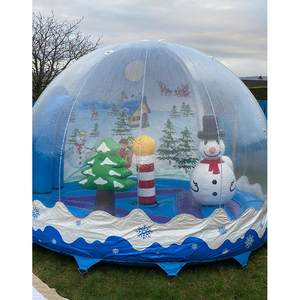 Tenda Gonfiabile a Forma di Globo di Neve per Feste, per Bambini e Adulti, Cabina Fotografica Gonfiabile a Tema Neve - Product Image 3