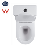 WC mural en céramique Nano Glaze avec siphon en P, certifié WATERMARK, modèle HY-6002 – Vente en gros directe usine
