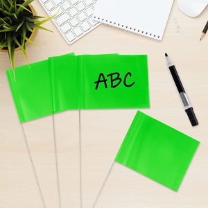 4*5 inch Vàng PVC sân nhỏ cờ đánh dấu cờ đánh dấu cờ cho bãi cỏ - Product Image 3