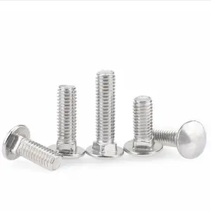 M6 M8 M12 M16 INOX Stainless Steel SS304 SS316 SS316L A2 A4 70 80 Mushroom Head Square Neck Carriage Bolt DIN603