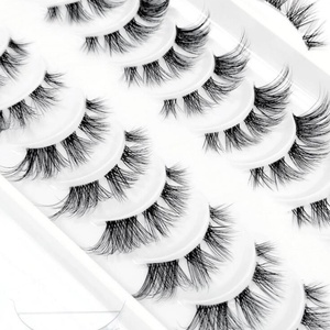 ขนตาปลอมแบบนุ่มใช้ซ้ำได้ขนตามังกับ3D ขนตาปลอมขนมิงค์ขนตาปลอมแบบไม่เหมือนขนตาสำหรับต่อ - Product Image 4