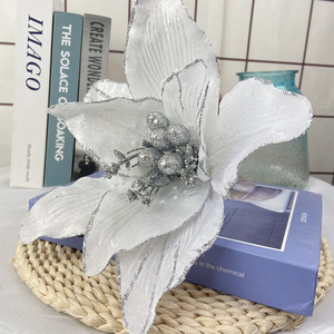 Fleurs décoratives de Noël artificielles en gros pour l'ambiance des fêtes - Nouveauté - Product Image 2