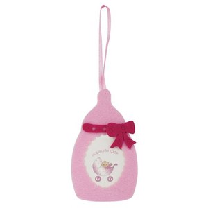 FAVOR Pink Textile <b>Baby</b> <b>Bottle</b> for <b>Baby</b> & Kids Decor - Product Image 1