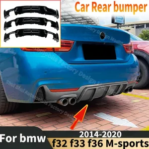 สปอยเลอร์หลังทรง M-Sport สำหรับรถยนต์ BMW ซีรีส์ 4 รุ่น F32 F33 F36 ปี 2014-2020 ชุดแต่งกันชนหลัง อุปกรณ์ตกแต่งตัวถังรถยนต์ - Product Image 1