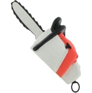 Balle anti-stress en forme de tronçonneuse en mousse PU, jouet à presser, cadeau promotionnel personnalisé avec logo - Product Image 3