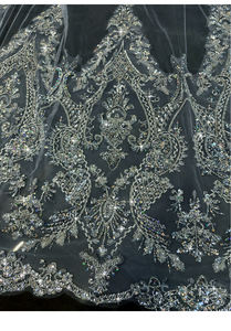 फीशिलूओ लक्जरी एक-परत कैथेड्रल चर्च के साथ महिलाओं की शादी के लिए बालों की कंघी और बालों की कंघी के साथ - Product Image 6