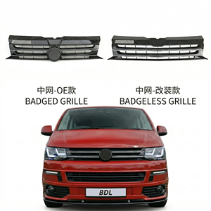 กระจังหน้ารถยนต์สำหรับ VW <span class=keywords><strong>Multivan</strong></span> <span class=keywords><strong>T5</strong></span> <span class=keywords><strong>T5</strong></span>.1 ปี <span class=keywords><strong>2010</strong></span> 2011 2012 2013 2014 2015 รุ่นปรับโฉม ช่องดักอากาศกลาง - Product Image 1