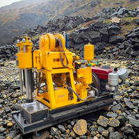 Foreuse hydraulique Early Bird à moteur diesel pour l'exploration géologique, l'échantillonnage des sols et le forage de puits d'eau