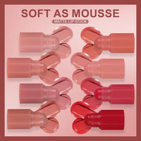4 en 1 Kit de crayons de rouge à lèvres mat mignon Combo Red Lip Tint Velvet Sexy Moisturizing Lipstick Pen Waterproof Lasting Lip Makeup