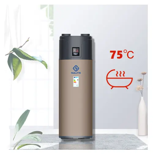 150L 200L 300L smalto serbatoio dell'acqua calda scaldabagno caldaia tutto in una pompa di calore r134a ad alta temperatura