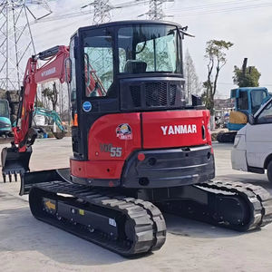 Excavatrice d'occasion, petite YANMAR VIO55-6, mini excavatrice d'occasion, 6 tonnes, bonne qualité, excavatrice hydraulique à chenilles à vendre - Product Image 1