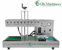 Haute Vitesse Automatique En Acier Inoxydable Bocal En Verre Bouteille En Plastique Lèvre Induction Scellant Feuille D'aluminium Machine De Scellage