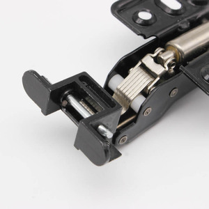 Winis Furniture <b>Hinge</b> <b>Spring</b> <b>Hinge</b> Soft Closing Half Surface Electrophoresis Black Cold Rolled Steel A707-709 - Product Image 4