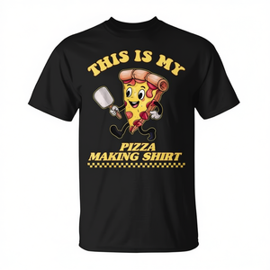 Camiseta para Hombres Amantes de la Pizza: Esta es mi Camiseta para Hacer Pizza - Producto Promocional - Product Image 3