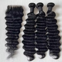 Extensions de cheveux humains vierges brésiliens ondulés de 8 à 30 pouces, qualité supérieure, tissage double trame de luxe, vente en gros