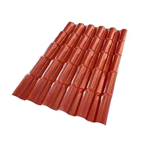 Glazed Roofing Tiles Color Coated Metal Roof Tile Zinc/PVC/Aluminum Metal Glazed Tiles